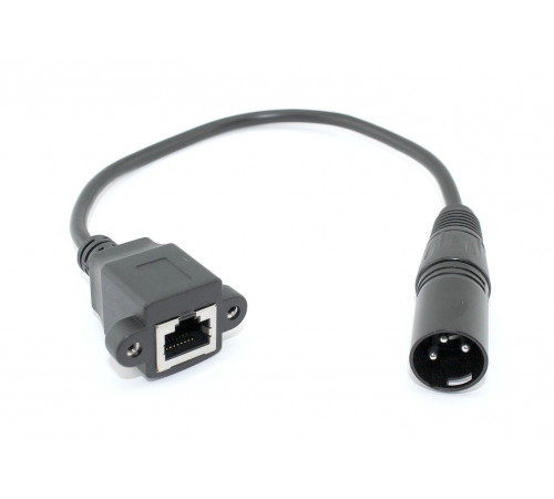 Кабель RJ45  на XLR папа 0.3 м