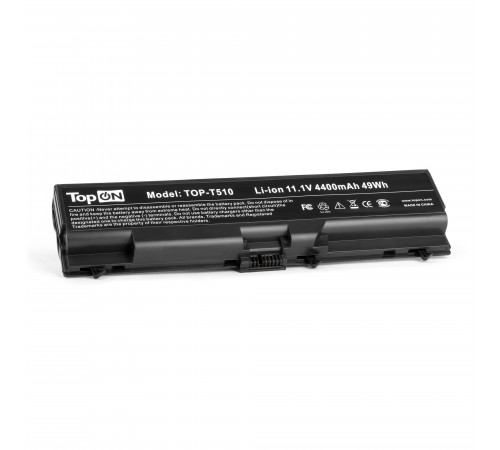 Аккумулятор для ноутбука Lenovo ThinkPad L410, T410, W510, E40, Edge 14, 15, E520 Series. 11.1V 4400mAh 49Wh. PN: 42T4235, 51J0499.