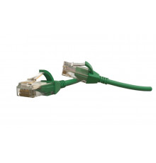 PC-LPT-UTP-RJ45-RJ45-C6-2M-LSZH-GN Патч-корд U/UTP, категория 6 (100% Fluke Component Tested), 28AWG, LSZH, 2 м, зеленый Hyperline