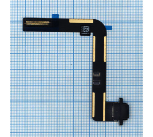 Шлейф с разъемом питания для планшета Apple iPad Air черный