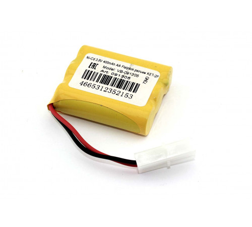 Аккумулятор Ni-Cd 3.6V 400mAh AA Flatpack разъем KET-2P