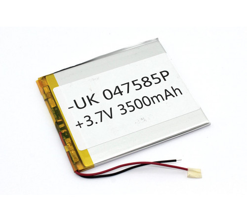 Аккумулятор Li-Pol (батарея) 4*75*85мм 2pin 3.7V/3500mAh