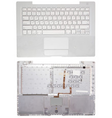 Клавиатура для ноутбука MacBook A1181 965 945 топ-панель белая 13,3