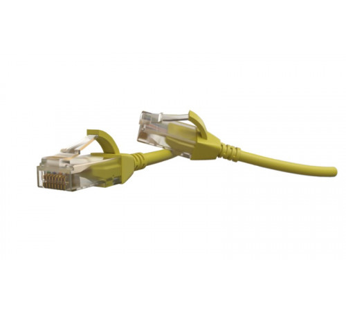 PC-LPT-UTP-RJ45-RJ45-C6-1M-LSZH-YL Патч-корд U/UTP, категория 6 (100% Fluke Component Tested), 28AWG, LSZH, 1 м, желтый Hyperline