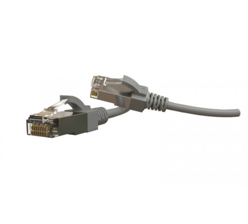 PC-LPT-SFTP-RJ45-RJ45-C6-5M-LSZH-GY Патч-корд S/FTP, экранированный, категория 6 (100% Fluke Component Tested), 28AWG, LSZH, 5 м, серый Hyperline