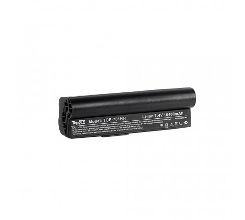 Аккумулятор для нетбука Asus Eee PC 700, 701, 801, 900, 8G, 12G, 20G Series. 7.4V 10400mAh 77Wh, усиленный. PN: A22-700, A22-P701.