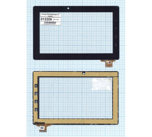 Сенсорное стекло (тачскрин) ZHC-170A черное