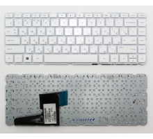 Клавиатура для ноутбука HP Pavilion SleekBook 14-E, 14-E000, 14-n, 14-n000, 240, 245 G2, 440 G0 белая, без рамки