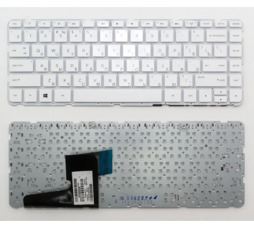 Клавиатура для ноутбука HP Pavilion SleekBook 14-E, 14-E000, 14-n, 14-n000, 240, 245 G2, 440 G0 белая, без рамки Клавиатура для ноутбука HP Pavilion SleekBook 14-E, 14-E000, 14-n, 14-n000, 240, 245 G2, 440 G0 белая, без рамки