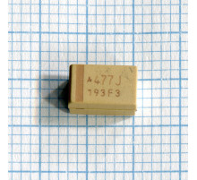 Танталовый конденсатор 6,3V 470UF
