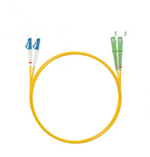 Cabeus FOP(s)-9-SC/APC-LC/UPC-15m Шнур оптический simplex SC/APC-LC/UPC 9/125 sm 15м LSZH