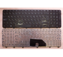 Клавиатура для ноутбука HP Pavilion DV6-6000 черная, рамка матовая