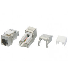 KJ9-8P8C-C6A-90-SH-F Вставка Keystone Jack RJ-45(8P8C), категория 6a (10G), экранированная Hyperline