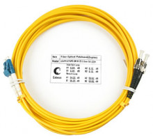 Cabeus FOP(d)-9-LC-ST-7m Шнур оптический duplex LC-ST 9/125 sm 7м LSZH