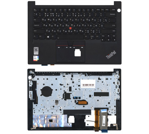 Клавиатура для ноутбука Lenovo Thinkpad E14 gen 2 топкейс черный