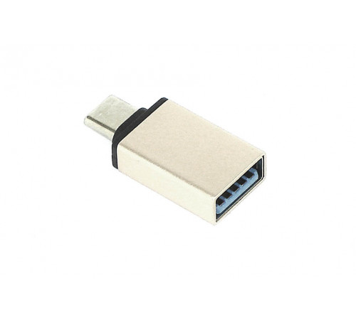 Переходник Type-C на USB 3.0 OTG золотой