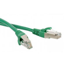 PC-LPM-STP-RJ45-RJ45-C6-0.5M-LSZH-GN Патч-корд U/FTP, экранированный, Cat.6 (100% Fluke Component Tested), LSZH, 0.5 м, зеленый Hyperline