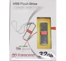 USB флеш-диск 32Гб TRANSCEND Jetflash V85, TS32GJFV85, металл