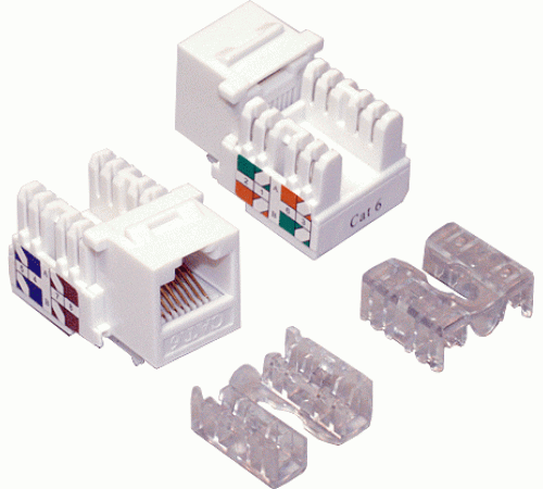 Вставка Keystone RJ-45, категория 6, MDX-KEY45-U6