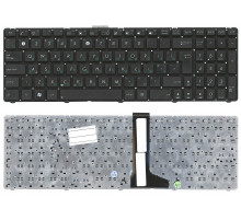 Клавиатура для ноутбука Asus U56E черная без рамки (вертикальный Enter)