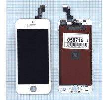 Дисплей для iPhone 5S в сборе с тачскрином (LT) белый