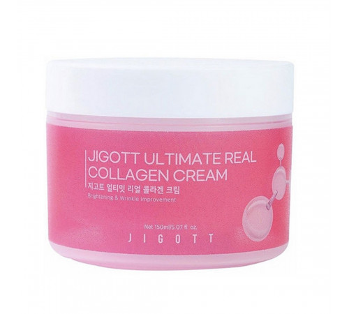 Jigott Крем для лица с коллагеном / Ultimate Real Collagen Cream, 150 мл