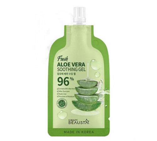 Beausta Универсальный гель для лица с экстрактом алоэ вера / Aloe Vera Soothing Gel, 20 мл