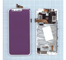 Дисплей для Inoi 5i Lite белый с рамкой