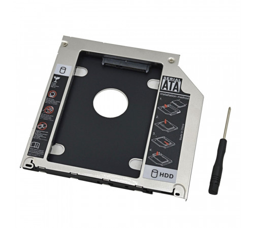 Optibay 9.5 мм, переходник SATA-SATA для Macbook Unibody