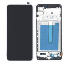 Дисплей для Samsung Galaxy M52 5G SM-M526F в сборе с тачскрином и рамкой OLED черный