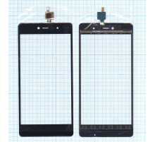 Сенсорное стекло (тачскрин) для Micromax E481 черное