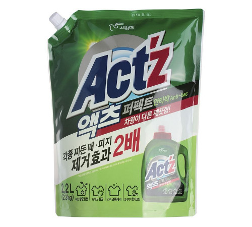 PIGEON Гель для стирки белья антибактериальный / Act'z Perfect Gel Anti Bacterial, 2200 мл