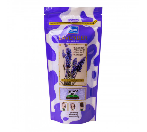 Siam Yoko Солевой скраб для тела c экстрактом лаванды / Lavender Spa Milk Salt, 300 г