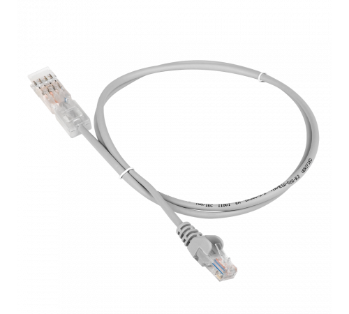 Патч-корд 110 тип - RJ45, 2 пары, UTP, 1 м, LANMASTER LAN-45-P2-1m