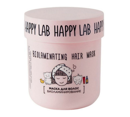 Happy Lab Маска для волос биоламинирование, 180 г