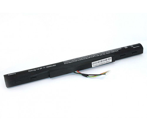 Аккумуляторная батарея для ноутбука Acer Aspire E5-422 E5-472 (AL15A32) 14,8V 2500mAh OEM черная