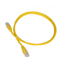 Патч-корд RJ45 - RJ45, 4 пары, UTP, категория 5е, 15 м, желтый, TWT TWT-45-45-15-YL