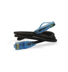 PC-LPM-UTP-RJ45-RJ45-C6-0.5M-LSZH-BK Патч-корд U/UTP, Cat.6 (100% Fluke Component Tested), LSZH, 0.5 м, черный Hyperline