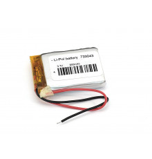 Аккумулятор Li-Pol (батарея) 7.3*30*43мм 2pin 3.7V/900mAh