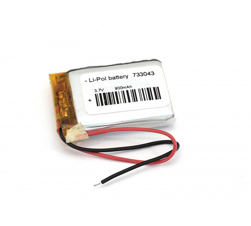 Аккумулятор Li-Pol (батарея) 7.3*30*43мм 2pin 3.7V/900mAh