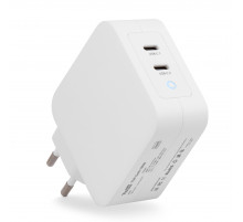 Блок питания TopON GaN 100W 2 Type-C PD, PPS, QC Белый TOP-GaN-100W