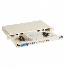 Кросс оптический 19 стоечный на 3 адаптерные панели 1U с 2-мя кассетами LAN-FOB-RM-3H
