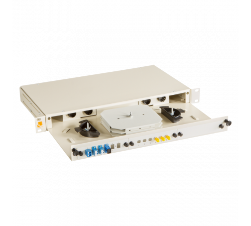 Кросс оптический 19 стоечный на 3 адаптерные панели 1U с 2-мя кассетами LAN-FOB-RM-3H