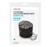 Lebelage Тканевая маска с экстрактом древесного угля / Charcoal Solution Mask Pack, 25 г