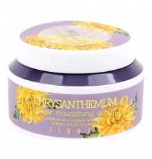 Jigott Питательный крем для лица с экстрактом хризантемы / Chrysanthemum Flower Nourishing Cream, 100 мл