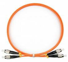 Патч-корд оптический TopLan, дуплексный, FC/PC-FC/PC, MM 50/125 (OM2), 1,5 м, LSZH