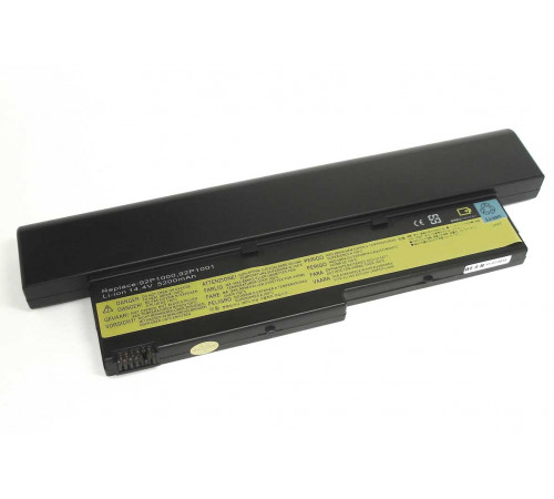 Аккумуляторная батарея для ноутбука Lenovo ThinkPad X40, X41 (FRU92P1147) 4400mAh OEM черная