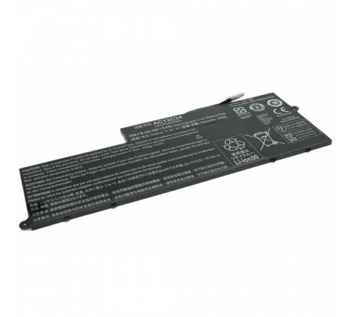 Аккумуляторная батарея для ноутбука Acer Aspire E3-112 11.4V 2640mAh 30Wh AC13C34