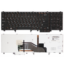 Клавиатура для ноутбука Dell Latitude E5520, E5530, E6520, E6530, E6540, M4600, M4700, M4800, M6600, M6700, M6800 черная, с подсветкой, с джойстиком