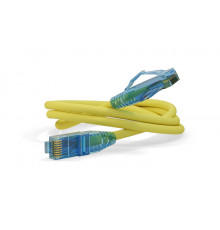 PC-LPM-UTP-RJ45-RJ45-C6-1M-LSZH-YL Патч-корд U/UTP, Cat.6 (100% Fluke Component Tested), LSZH, 1 м, желтый Hyperline